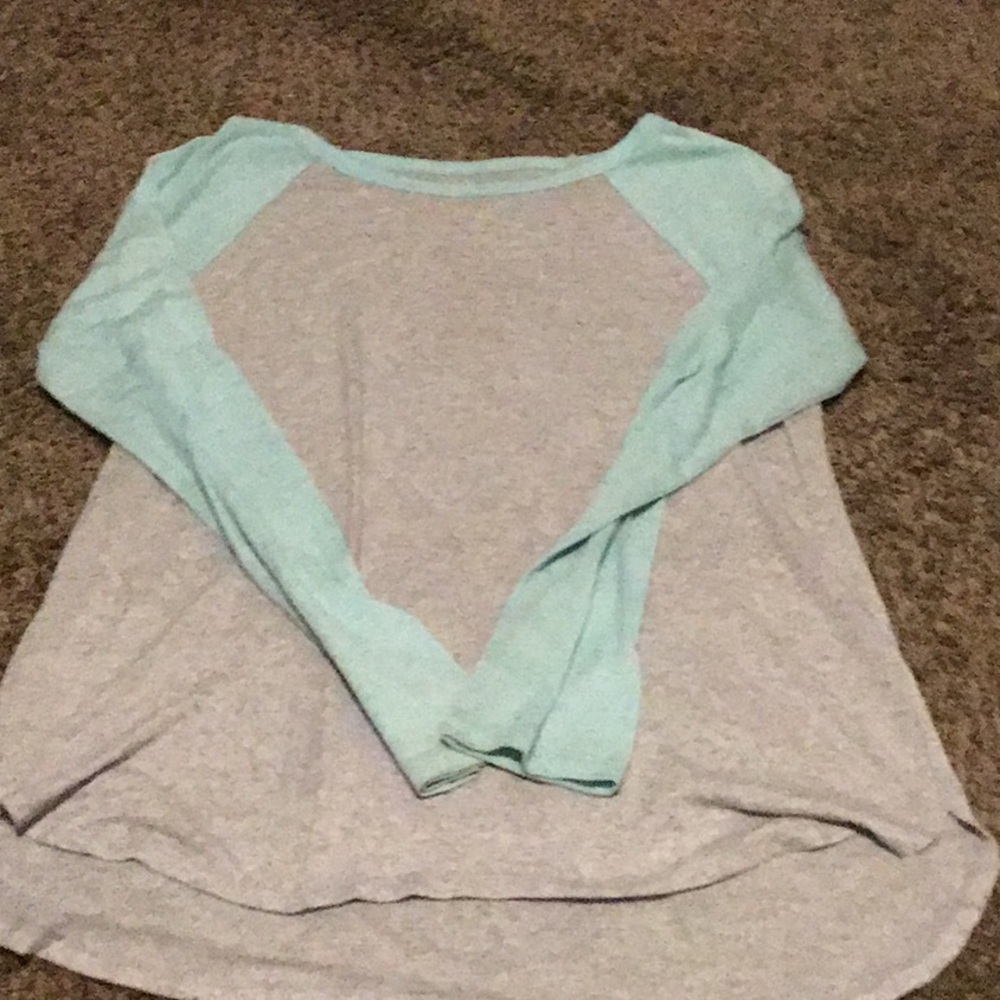 Blue and Gray top